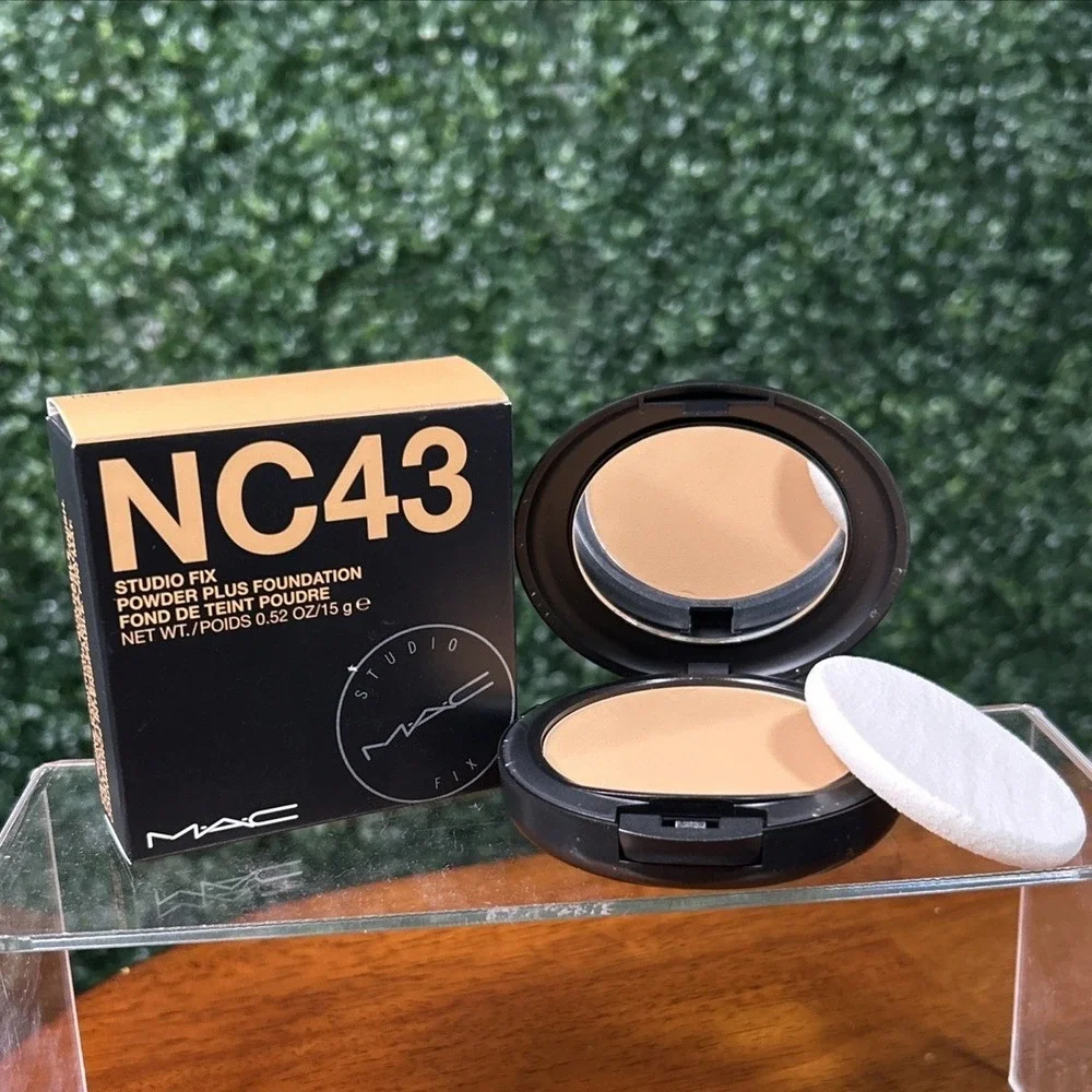 MAC Studio Fix Powder Plus Foundation Women NC43 New Matte Full‎ Coverage A22